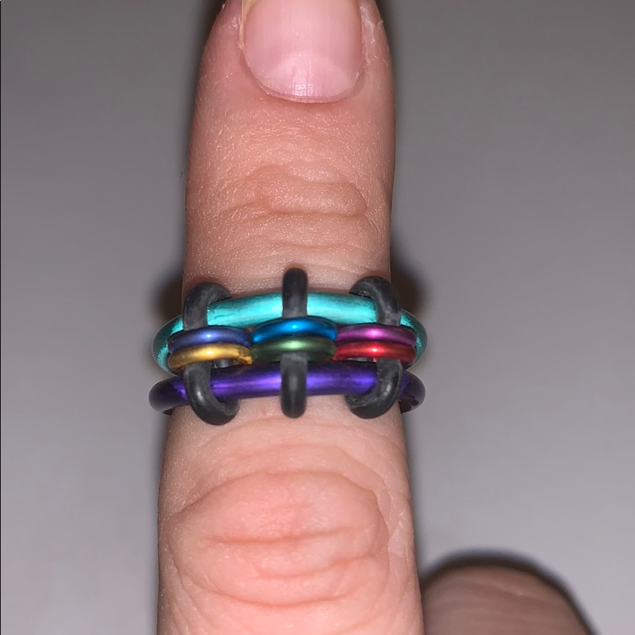 Multicolor Ring - Size 7 Euc